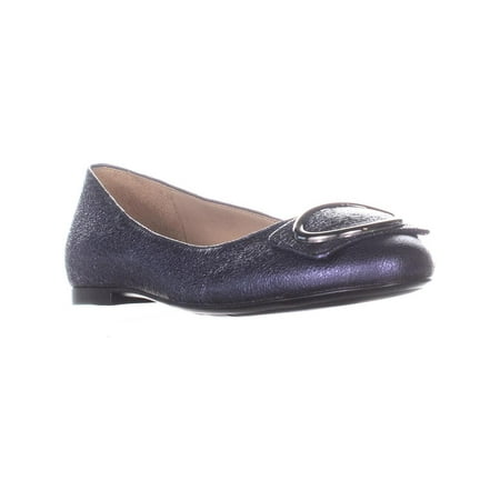 Womens naturalizer Geonna Comfort Ballet Flats, Navy Metallic