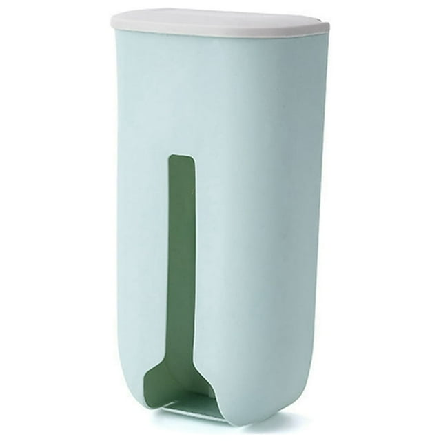 Home Wall-mounted Hanging Kitchen Bathroom Plastic Garbage Bag Storage Rack Box Kitchen Tool