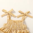 thumbnail image 6 of Happy Town Infant Baby Girl Clothes Ruffle Sleeveless Shirt and Shorts Set Toddler Girl Casual Outfits, 6 of 8
