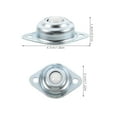 thumbnail image 2 of OFFIGAM Set of 12 Universal Nylon Rollers Wheels for Furniture and Appliances, 2 of 6