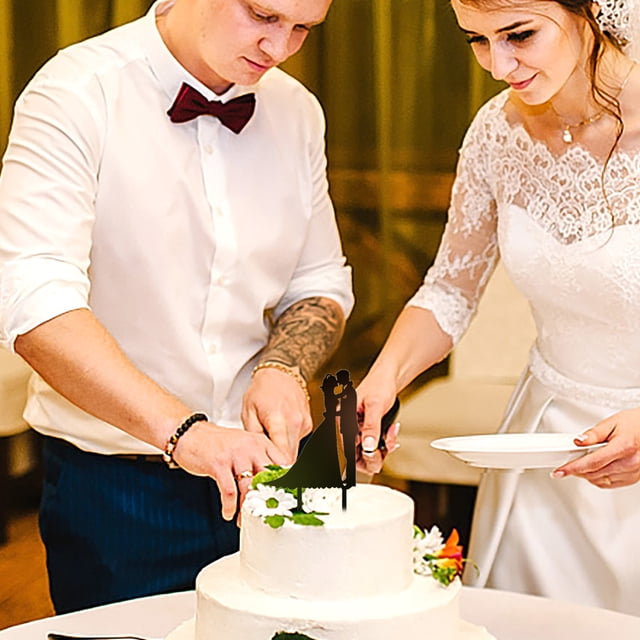 Deals Qaailabf Acrylic cake birthday party wedding decoration cake insert card