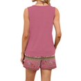 thumbnail image 5 of 2 Piece Short Sets for Women Tank and Shorts Set Casual Summer Outfit Shorts Outfit Matching Sets Lounge Sets for Women Summer Comfy Summer Outfits for Women Plus Size Two Piece Short Set, 5 of 5