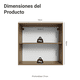 thumbnail image 2 of Alacena Gabinete Superior Cocina Madesa Vik 70cm MV, 2 of 4