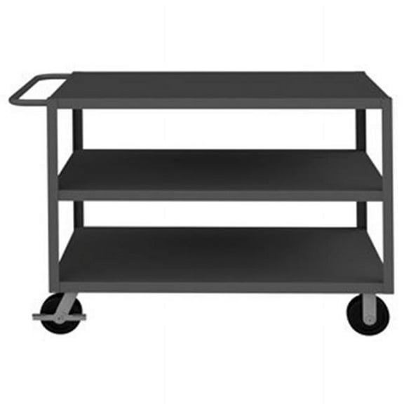 37 in. Rolling Service Cart, Gray - 3000 lbs