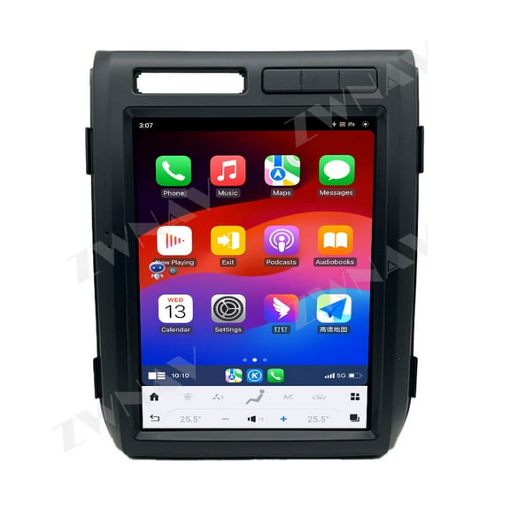 ZWNAV 12.1 inch Tesla Style car radio for Ford F150 2009-2012 Android 13 CarPlay GPS Navigation Multimedia Player Head Unit