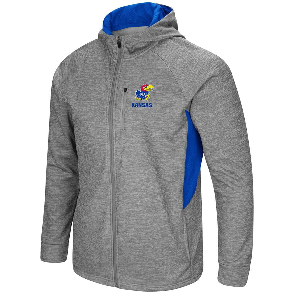 Mens Kansas Jayhawks Full Zip Jacket S by Colosseum