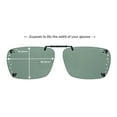 thumbnail image 4 of Solar Shield Dioptics Unisex Rectangle Fashion Sunglasses Black, 4 of 7