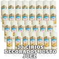 thumbnail image 1 of Cirios decorados Justo Juez 30 piezas, 1 of 4