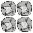thumbnail image 4 of Raindrops Dustproof Fan Mesh Cover Black 4Pcs 17.68X17.68X0.20in, 4 of 8