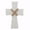 White Wash, variant on SB Design Paulownia Wood Standing Cross – Hand-Carved, Small, Grey Wash