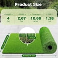 thumbnail image 2 of Artificial Dog Grass Pad 6 PCS - 1.38" Thick Fake Grass Pee Mat for Dog Potty Training, Outdoor Indoor Green Grass Mat Carpet for Dogs, Patio, Balcony, Backyard, 48" X 32", 2 of 9