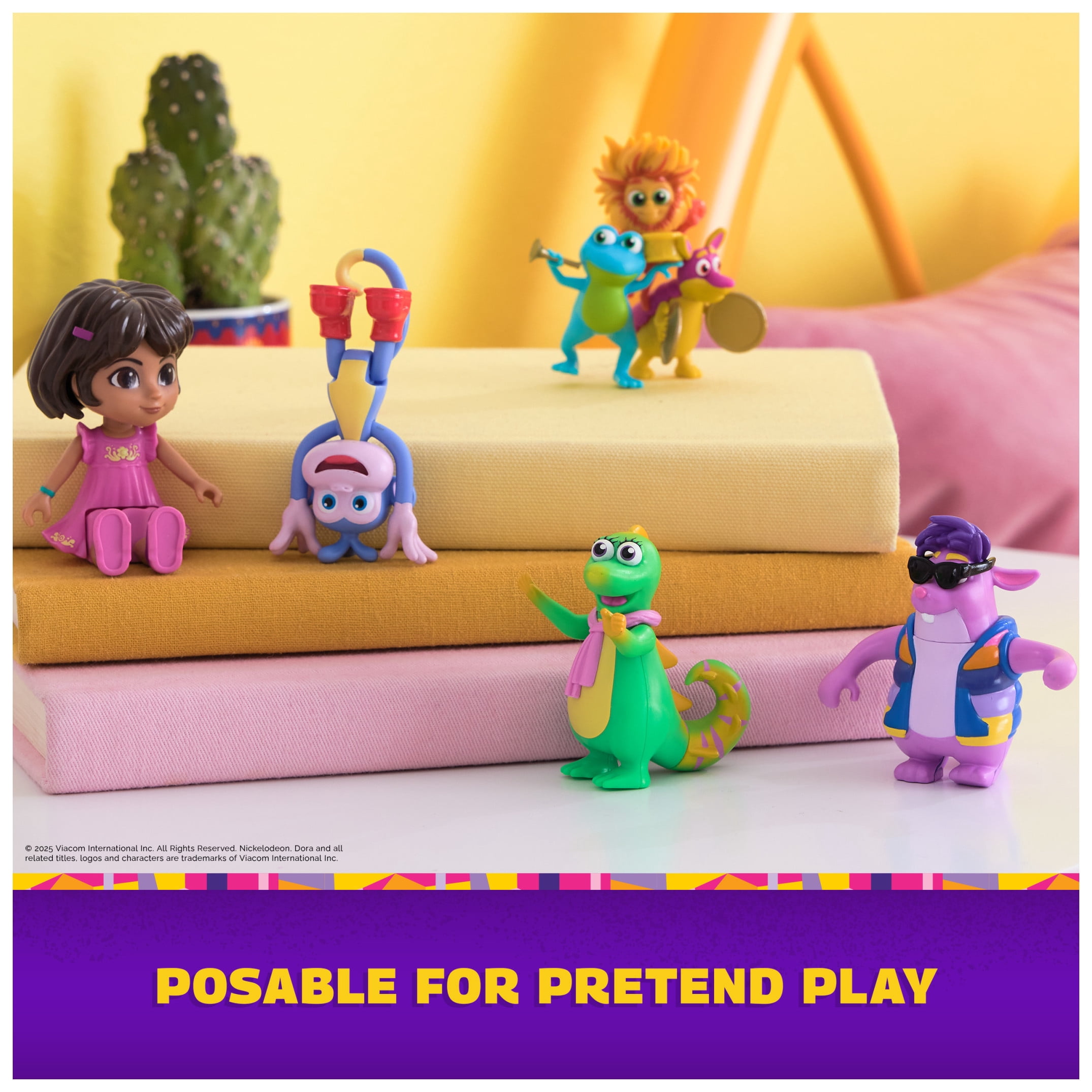 Dora the Explorer, Fantastic Friends Collectible Doll and Figure 4-pack, for Kids 3 and up