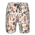 thumbnail image 3 of Pofeuu Gnomes And Autumn Leaves Prin Men's Swim Trunks Quick Dry Bathing Suit Swimming Board Shorts Mesh Lining Beach Swimwear-X-Large, 3 of 6