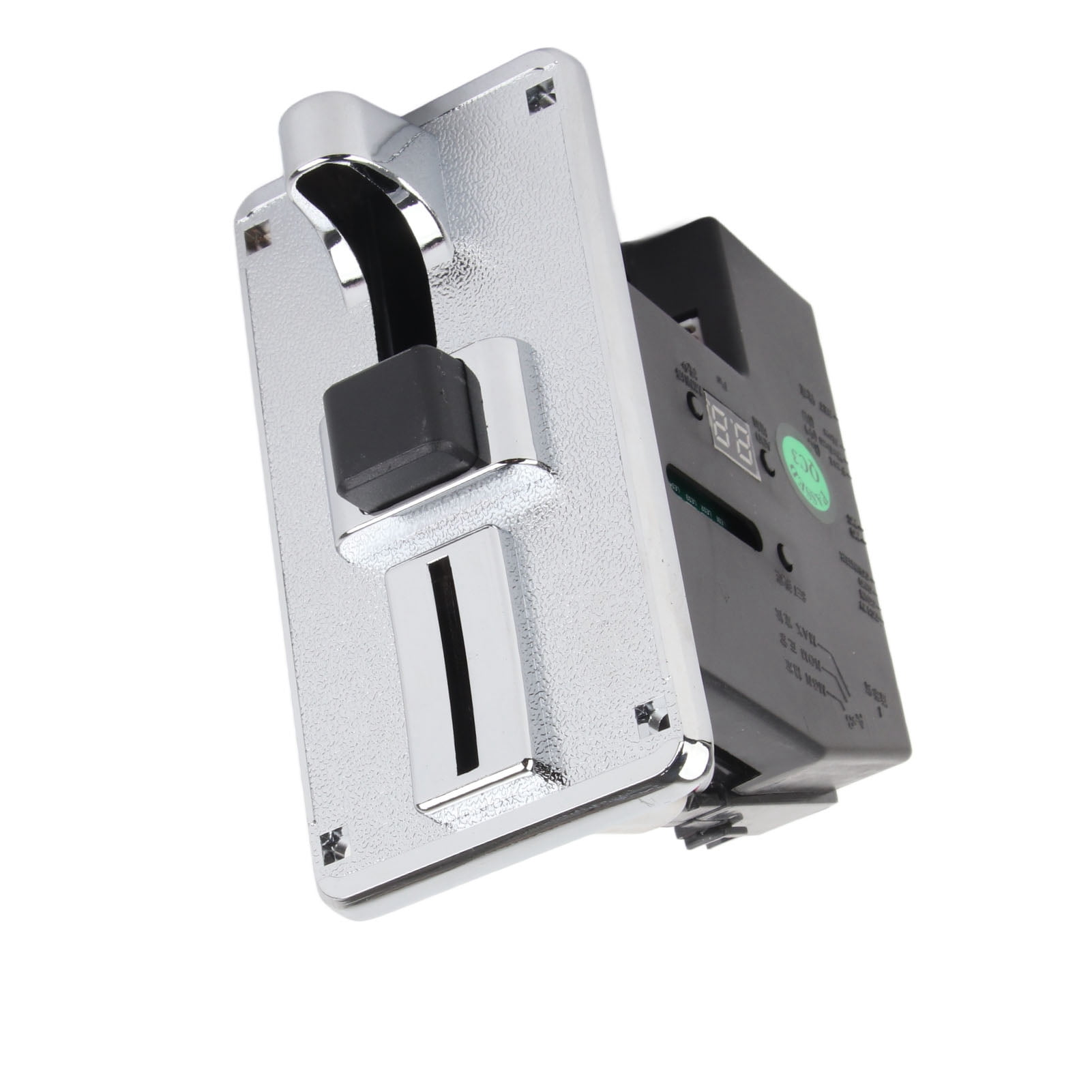 Rupoun 6 Type Coins CPU Multi Coin Acceptor, Memory Function Refund Button Smart Game Slot Selector for Vending Machines Arcade Cabinets