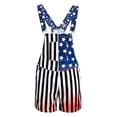 thumbnail image 5 of American Flag Overalls Men Shorts Loose Fit Festival Jumpsuits Patriotic Work Bibs Coveralls Casual Outdoor Summer Fourth of July Clothes, 5 of 5
