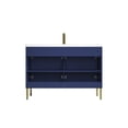 thumbnail image 3 of Tennant Brand 48" Modern Style Navy Blue Bathroom Vanity with Acrylic Top, 3 of 7