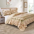 thumbnail image 6 of Denali 3 Piece Fabric Queen Size Quilt Set with Floral Prints, Multicolor, 6 of 6