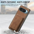 thumbnail image 6 of Magnetic Slim Fit Case for Google Pixel 9 Pro XL 2024 with Detachable Credit Card Holder Slot, Scratch Resistant Ultra-Thin Case for Google Pixel 9 Pro XL. TCK-Retro Blue, 6 of 13