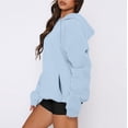 thumbnail image 3 of BDPORKAS Oversized Hoodies for Women Fall Fashion Sweatshirts Pullover Y2K Winter Clothes with Pocket Light Blue XL, 3 of 4
