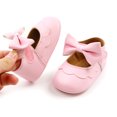 thumbnail image 6 of Yoyauz Baby Girl Mary Jane Shoes Anti Slip Rubber Sole Ballet Slippers Princess Dress Wedding Shoes Newborn Kids Shoes Toddler Shoes, 6 of 7