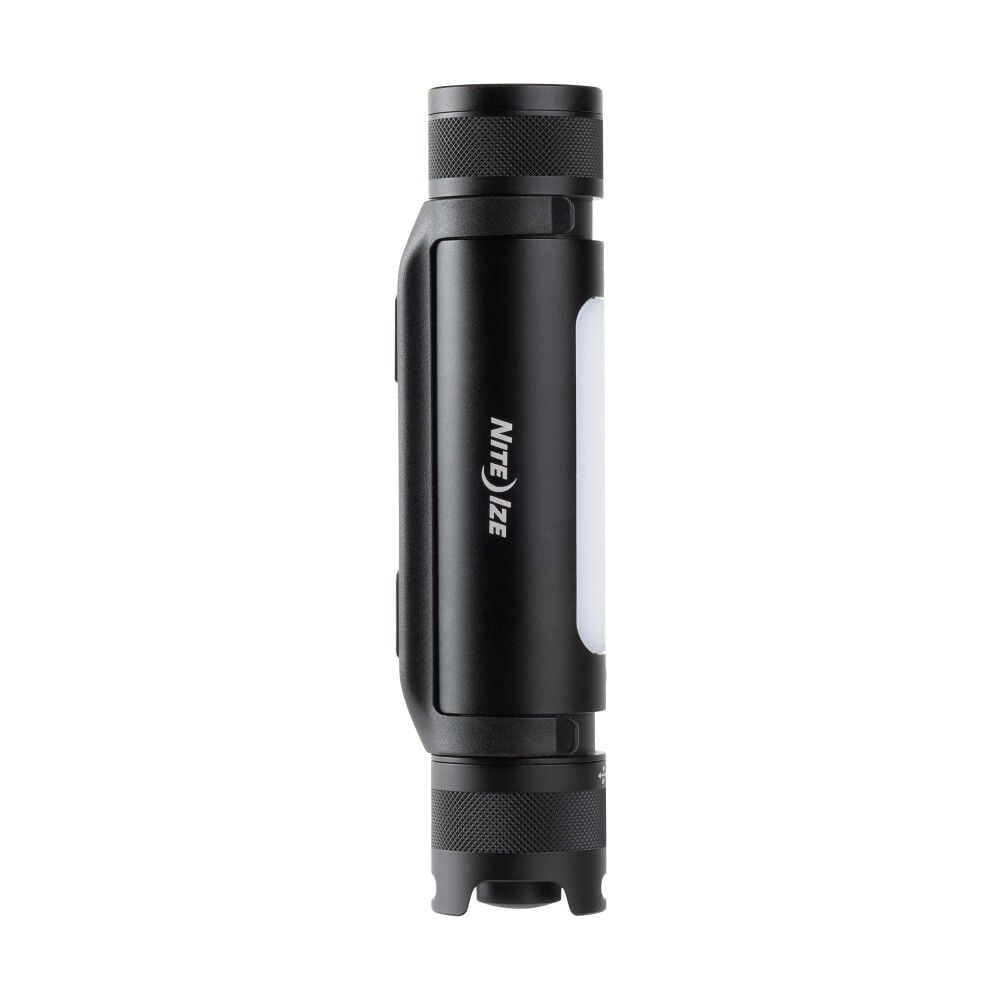 Nite Ize, Inc. RUM1A-01-R7 Nite IZE Radiant Rechargeable, 3-in-1 Flashlight Magnetic Task Red Emergency, Portable Hands-Free Work Car Repairs and Jobs Utility Light, Black