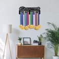 thumbnail image 5 of 1set Medal Display Hanger Holder Football Medal Holder 15.7” Awards Ribbon Hanger Medal Display Wall Rack Sports Medal Hanger Display for Sports Athletes Football Soccer Awards Cheer, 5 of 7
