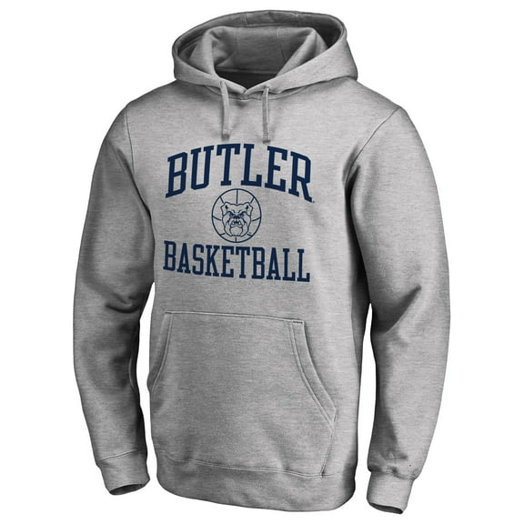 Men's Heathered Gray Butler Bulldogs In Bounds Pullover Hoodie