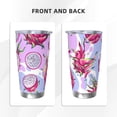 thumbnail image 3 of Goofa Dragon Fruit for 20 oz Skinny Tumbler Stainless Steel Coffee Mug Slim Vacuum Insulated Travel Cup Car Cup-Straw Three-piece Set, 3 of 8