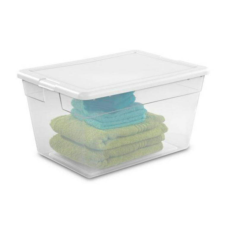 Sterilite 56 Quart Latching Stackable Wheeled Storage Container w/ Lid, (4  Pack), 4pk - Ralphs