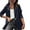 Blue, variant on Rigardu Clearance Sale Blazers for Women Women Loose Top Long Sleeve Casual Slim Short Small Suit Jacket Womens Blazer Black L