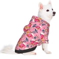thumbnail image 2 of Fotbe Festive Christmas Stocking Cheer Print Small Dog Sweater Hoodies Pet Grey Hooded Soft Fleece Sweatshirts with Pocket Fall Winter Puppy Cat Sweaters Warm Clothes-XX-Large, 2 of 7