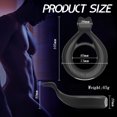 thumbnail image 4 of Anillo vibrador de silicona para pene, masajeador, impermeable, recargable, para pene Labymos Producto vivo, 4 of 7