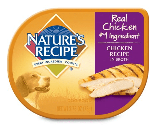 (12 Pack) Nature's Recipe Chicken Recipe In Broth Wet Dog Food, 2.75-Ounce