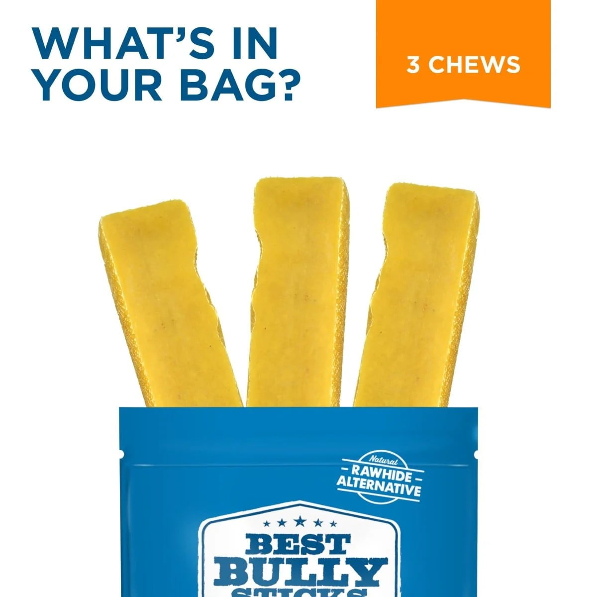 Best Bully Sticks Himalayan Yak Cheese for Dogs X-Large 3 Count -Natural, No Lactose, Odor Free, Long-Lasting Snack