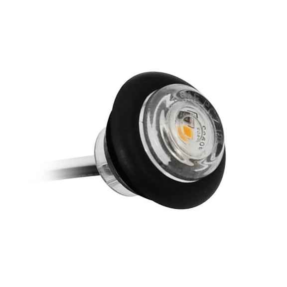 Dream Lighting LED Bullet Light/Amber LED/Clear Lens