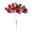 Bright Red, variant on Wofarmy Artificial Bouquets Of Eucalyptus Roses Artificial Flowers for Weddings Decor Sparkling Wine