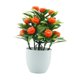 thumbnail image 2 of Plantas artificiales en maceta, flores falsas, plantas bonsái, plantas falsas pequeñas y creativas para Naranja, 2 of 9