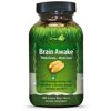 Irwin Naturals Brain Awake Enhanced Mental Performance, Increased Focus, Boost Clarity & Concentration - Powerful Nootropic Booster with L-Theanine, Bacopa, MCT's & InnovaTea - 60 Liquid Softgels