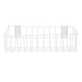 thumbnail image 4 of RENACLIPY White Stainless Steel Hanging Book Shelf Wire Rack for Home and Office Organization Storage Solution, 4 of 5