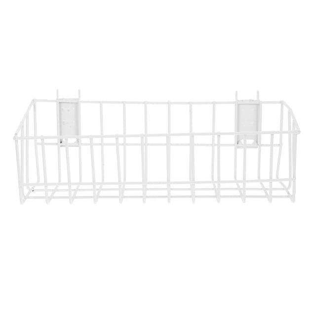 hanging Rack Wire Basket Newspapers Files Storage Holder Hanging Mounted Stainless Steel Bookshelf For Kids Nursery Classroom