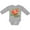AC-Heather Grey, variant on Inktastic I'm One in a Melon Watermelon Heart Boys or Girls Long Sleeve Baby Bodysuit