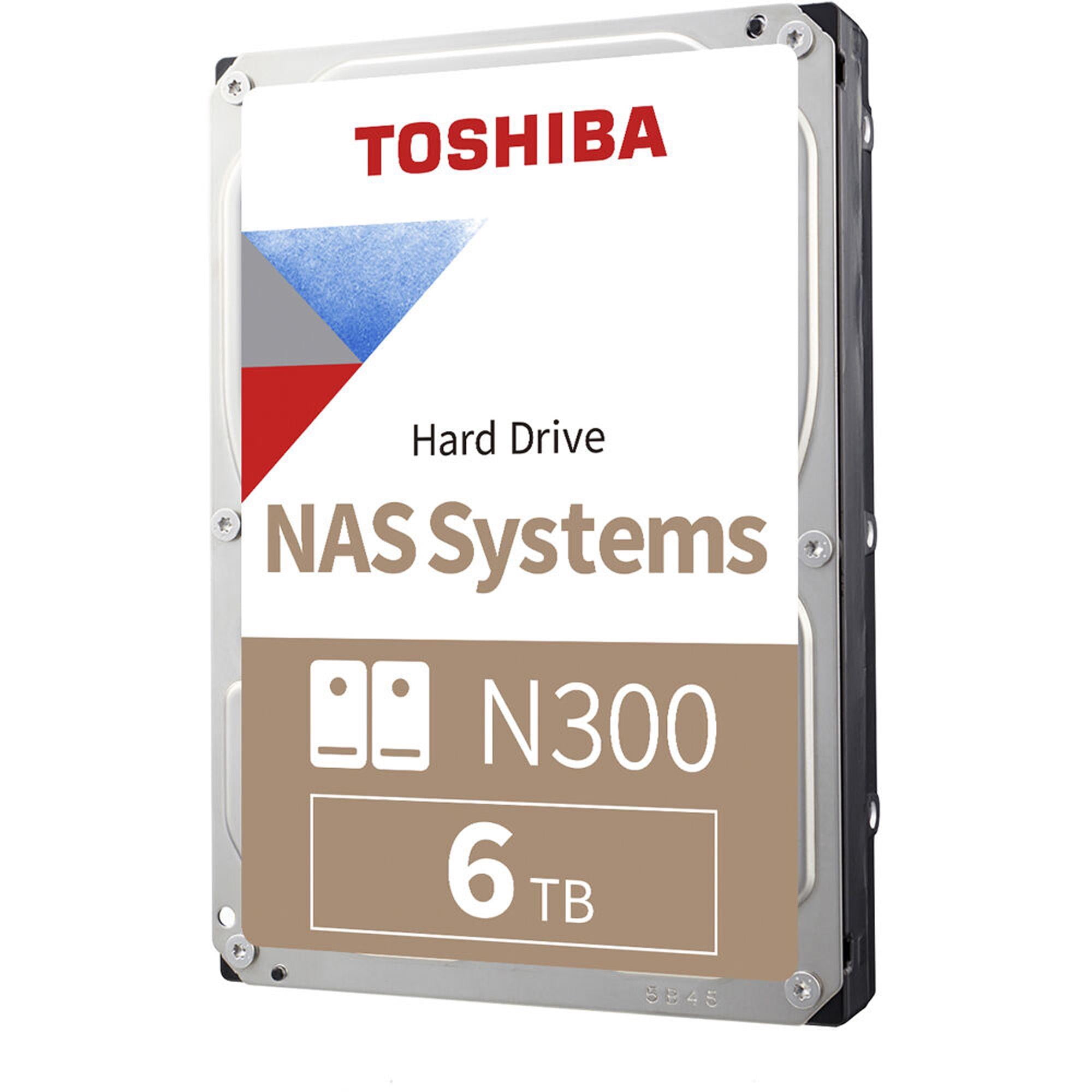 Toshiba 6TB N300 7200 rpm SATA III 3.5" Internal NAS HDD