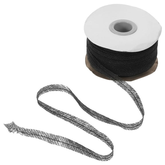 VERDANVERSE 1 Roll Non Woven Fusible Interfacing Fabric for Home Decor Sewing and Crafts 10000.00X1.00X0.10cm Black