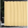thumbnail image 4 of Ambesonne Traditional Shower Curtain, Colorful Tribal Motifs, 69"Wx84"L, Apricot Pastel Yellow, 4 of 5