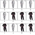 thumbnail image 3 of Eigraketly Fitness Sweat Sauna Suit Heavy Duty Pérdida de peso Ejercicio Pantalones a prueba de viento Camisa Ropa Chaqueta Adelgazante para Pescar XL negro, 3 of 5
