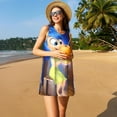 thumbnail image 6 of Saiise inside out 2 Print Women's Sleeveless Knee-Length Dress with Pockets Casual Summer Tank Dress, 6 of 7