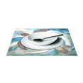 thumbnail image 3 of Ryvnso Placemats Set of 4 Art Sea Turtle Dining Mats Heat-Resistant Non-Slip Washable Table Mat, 3 of 8
