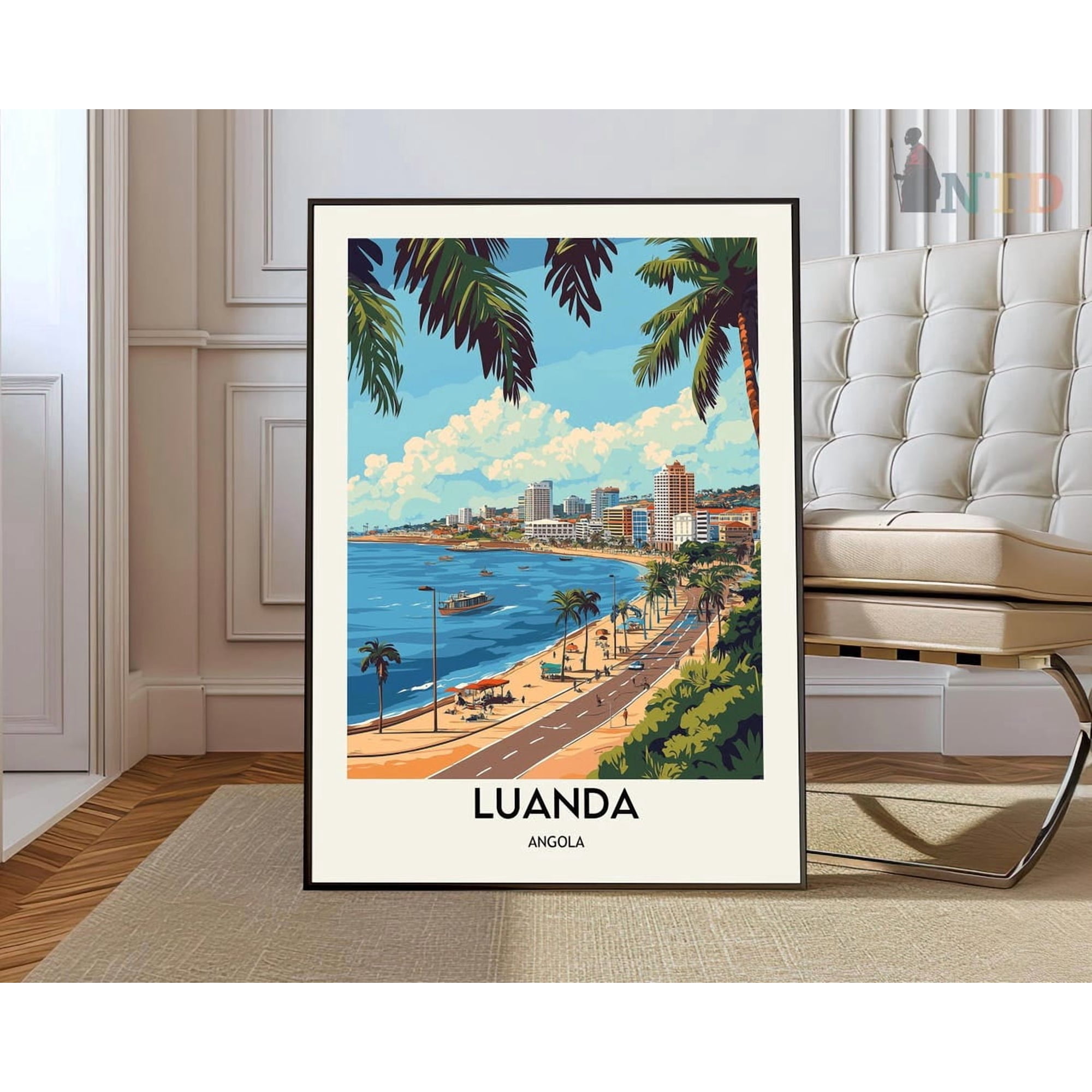Luanda West Africa Poster Unframed Paper Print