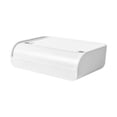 thumbnail image 3 of S SERENABLE Litter Box Step Floor Protection Keep Tidy Compact Cat Litter Box Foot Board White, 3 of 9