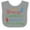 Heather and White, variant on Inktastic Lineman Like Daddy Boys or Girls Baby Bib